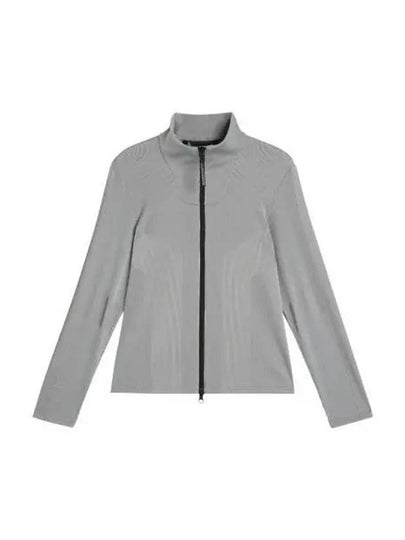 Slot Full Zip Mid Layer Zip Up Jacket Grey Melange - J.LINDEBERG - BALAAN 2