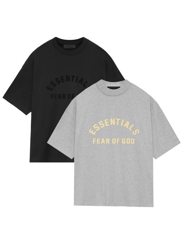 Bonding logo short sleeve t-shirt 125SP242004F - FEAR OF GOD ESSENTIALS - BALAAN 1
