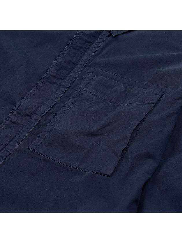 Gabardine Utility Long Sleeve Shirt Navy - CP COMPANY - BALAAN 10