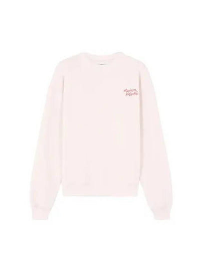 Handwriting Comfort Sweatshirt Pink - MAISON KITSUNE - BALAAN 2