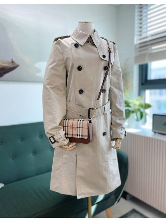 Women's Harbon Trench Coat Light Stone - BURBERRY - BALAAN 2