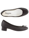 Women's Camille Middle Pumps Shoes Matte Black - REPETTO - BALAAN 3