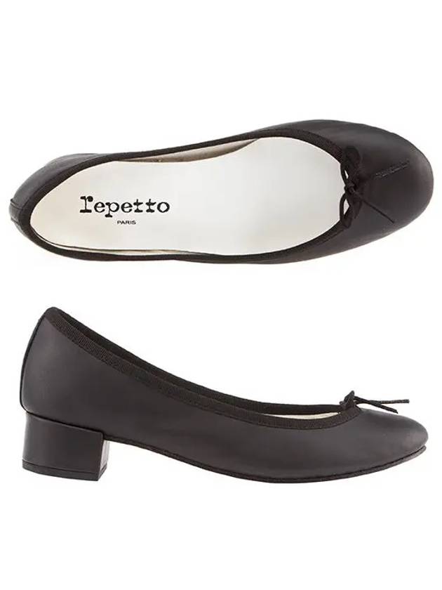 Women's Camille Middle Pumps Heels Matte Black - REPETTO - BALAAN 2