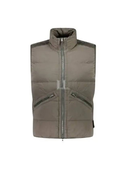 Seamless Tunnel Nylon Down Vest Green - STONE ISLAND - BALAAN 2