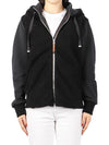 Women's MOEGI Fleece Hooded Zip-up Black - PARAJUMPERS - BALAAN 2