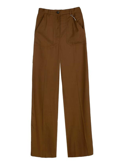 Opera Wool Wide Pants Brown - MAX MARA - BALAAN 2