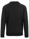 Double Monochrome Fox Head Patch Classic Sweatshirt Black - MAISON KITSUNE - BALAAN 5