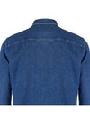 De Coeur Embroidered Denim Long Sleeve Shirt Blue - AMI - BALAAN 6