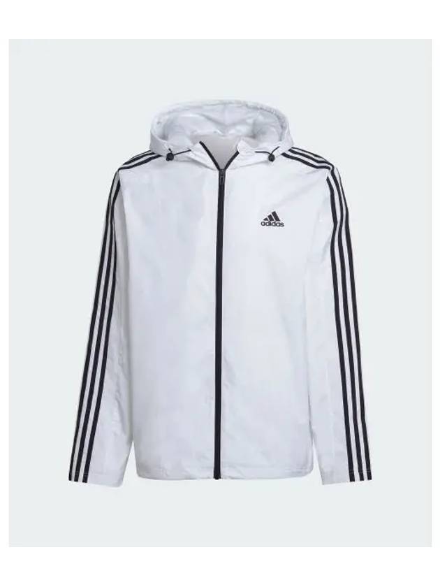 Essentials 3S Woven Windbreaker White - ADIDAS - BALAAN 2