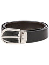 Men's Buckle 30mm Reversible Leather Belt Black Brown - MONTBLANC - BALAAN 2