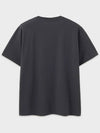 Supima Cotton Lux Short Sleeve T-Shirt Dark Grey - NOIRER - BALAAN 4