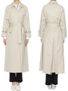 Waterproof Cotton Twill Raglan Trench Overcoat Khaki - THOM BROWNE - BALAAN 2