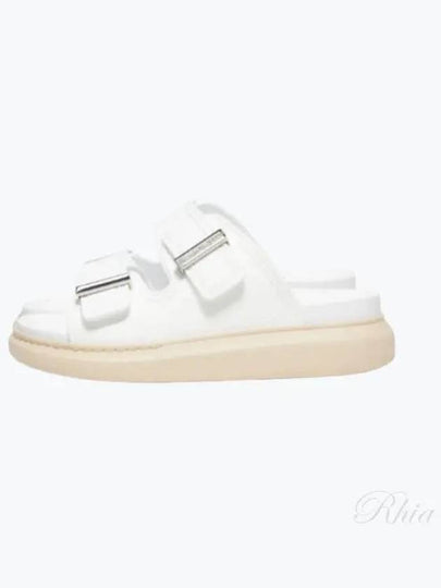 Logo Slippers White - ALEXANDER MCQUEEN - BALAAN 2