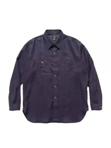 24 Work Shirt PURPLE OT206 - NEEDLES - BALAAN 1