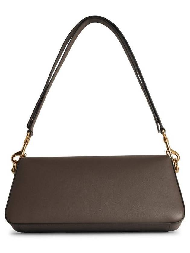 Lanvin 'Sequence' Brown Leather Crossbody Bag - LANVIN - BALAAN 3