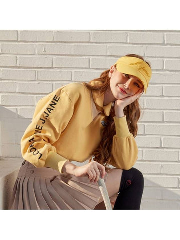 golf wear look at me sweatshirt look at me MTM 21fw Yellow - J JANE - BALAAN 1