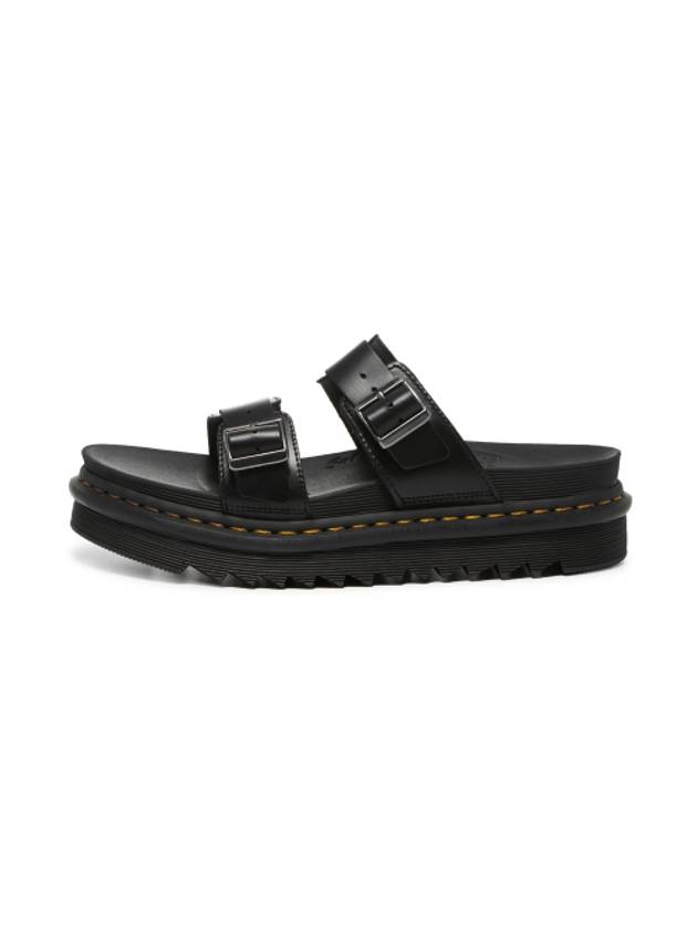 Miles Buckle Brando Leather Sandals Black - DR. MARTENS - BALAAN 1