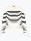 Billie Stripe Wool Knit Top Navy Ecru - A.P.C. - BALAAN 2