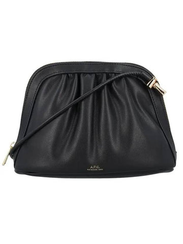 Ninon Drawstring Cross Bag Black - A.P.C. - BALAAN 1