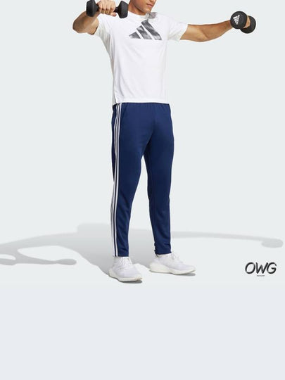 Essentials 3 Striped Training Track Pants Navy - ADIDAS - BALAAN 2