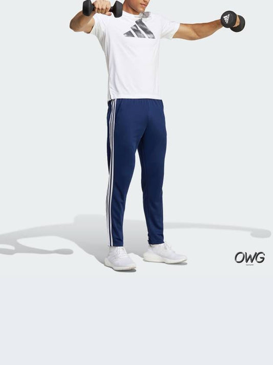 Train Essentials 3 Striped Training Pants IB8169 - ADIDAS - BALAAN 2