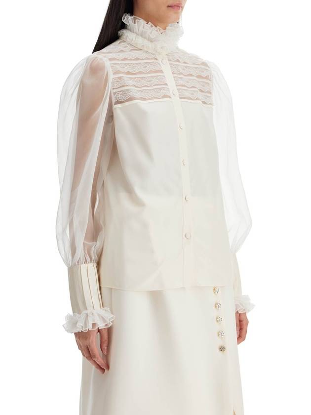 silk blouse with ruffles - VALENTINO - BALAAN 2