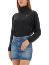 De Coeur Wool Turtleneck Black - AMI - BALAAN 3