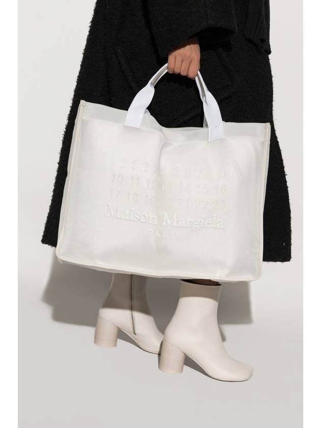 Maison Margiela Bag Cabas Large In Shopper Style, Unisex, White - MAISON MARGIELA - BALAAN 2