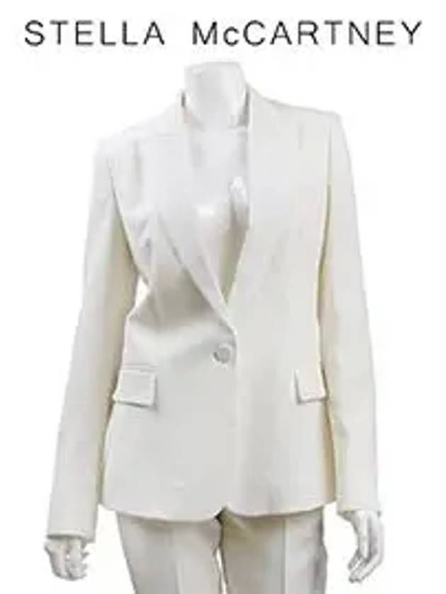 Stella McCartney INGRID tuxedo jacket ivory 457137 SFB18 9503 - STELLA MCCARTNEY - BALAAN 5