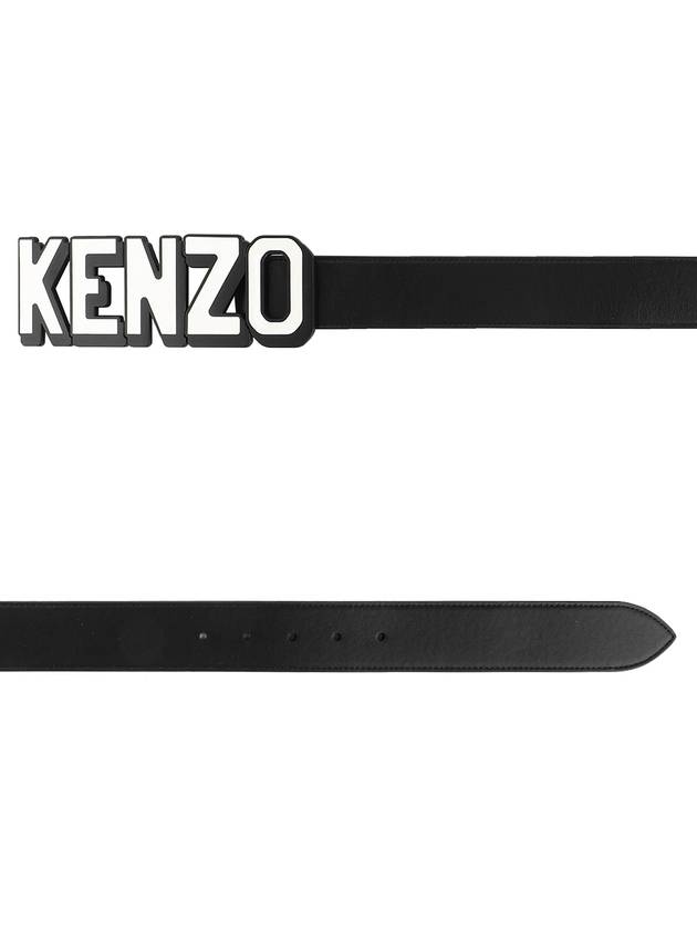 Paris Wide Reversible Leather Belt - KENZO - BALAAN 2