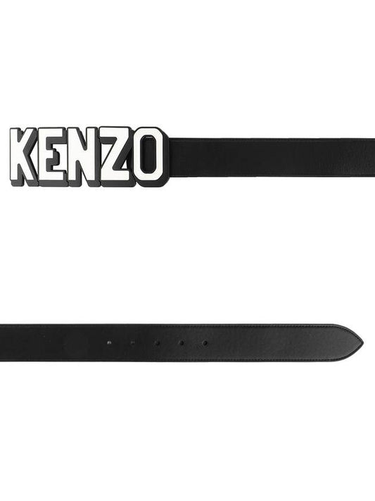 Paris Wide Reversible Leather Belt - KENZO - BALAAN.