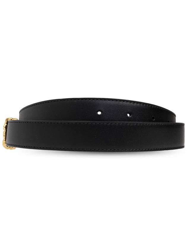 Bottega Veneta Leather Belt, Women's, Black - BOTTEGA VENETA - BALAAN 3