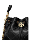 Fleming Soft Bucket Bag Black - TORY BURCH - BALAAN.