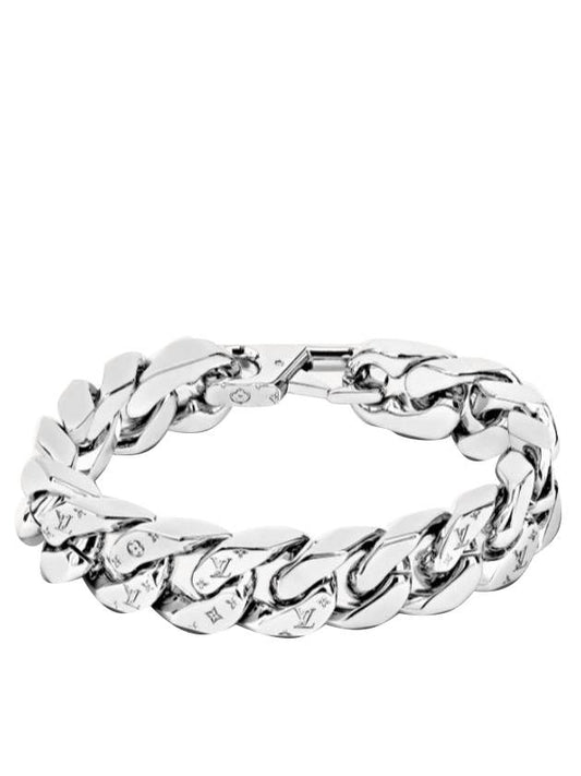 LV Chain Links Bracelet Silver - LOUIS VUITTON - BALAAN 1