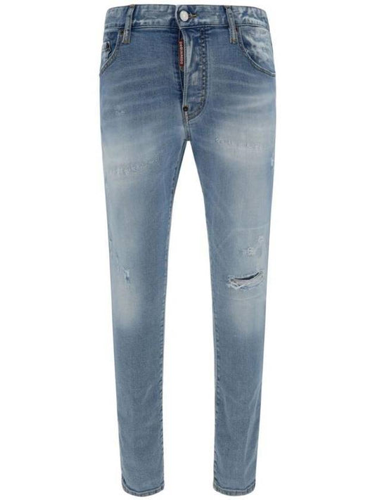 Five Pocket Jeans Light Blue - DSQUARED2 - BALAAN 1