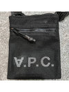 VPC Logo Mesh Cross Bag Black - A.P.C. - BALAAN.