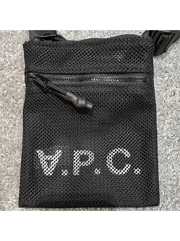 VPC Logo Mesh Cross Bag Black - A.P.C. - BALAAN 4