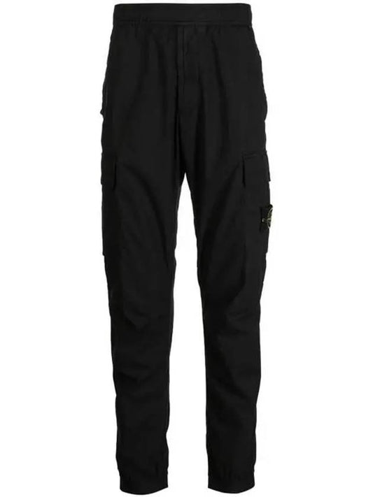 Wappen Patch Cargo Track Pants Black - STONE ISLAND - BALAAN 2