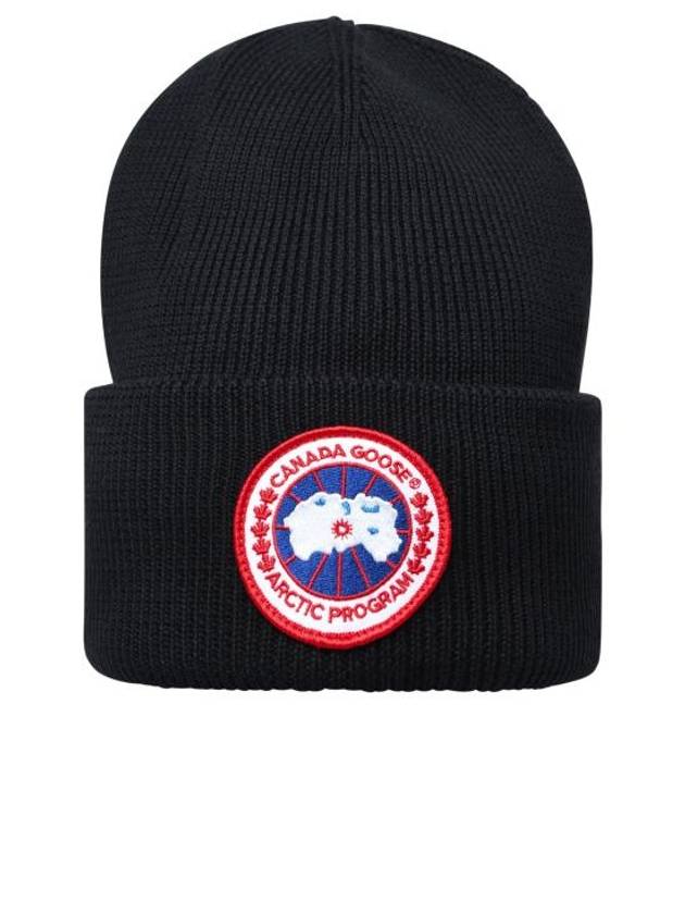 Arctic Disc Torque Wool Beanie Black - CANADA GOOSE - BALAAN 2