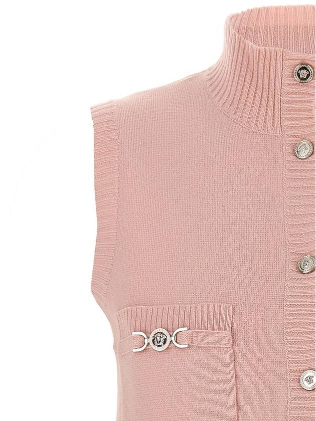 Versace Pink Wool Blend Dress - VERSACE - BALAAN 3