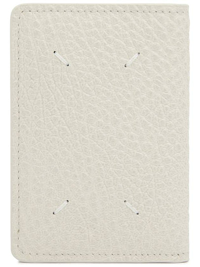 Bovine Leather Card Wallet White - MAISON MARGIELA - BALAAN 2