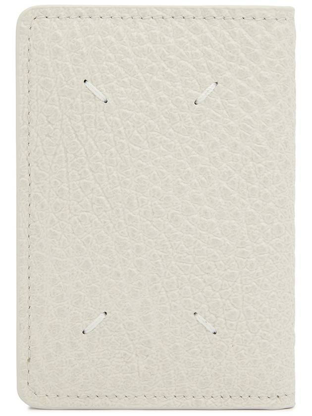 Bovine Leather Card Wallet White - MAISON MARGIELA - BALAAN 2