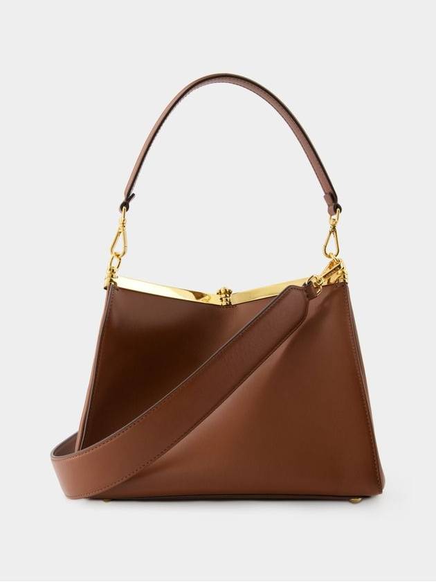 Pelle Unita Hobo Bag - Etro - Leather - Brown - ETRO - BALAAN 3