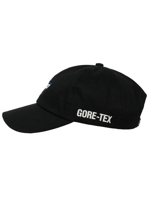 Beige Curly A GoreTex 6Panel Cap Black Basically A GoreTex 6Panel Black - PALACE - BALAAN 3