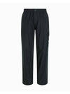 Jeans Utility Cotton Poplin Straight Pants Black - CALVIN KLEIN - BALAAN 1