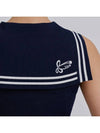 Golf Wear Sailor Sleeveless Knit Navy - J JANE - BALAAN 4