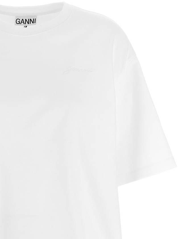 Ganni Asymmetric T-Shirt - GANNI - BALAAN 3