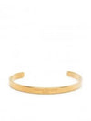 Engraved Logo Cuff Bracelet Gold - MAISON MARGIELA - BALAAN 2