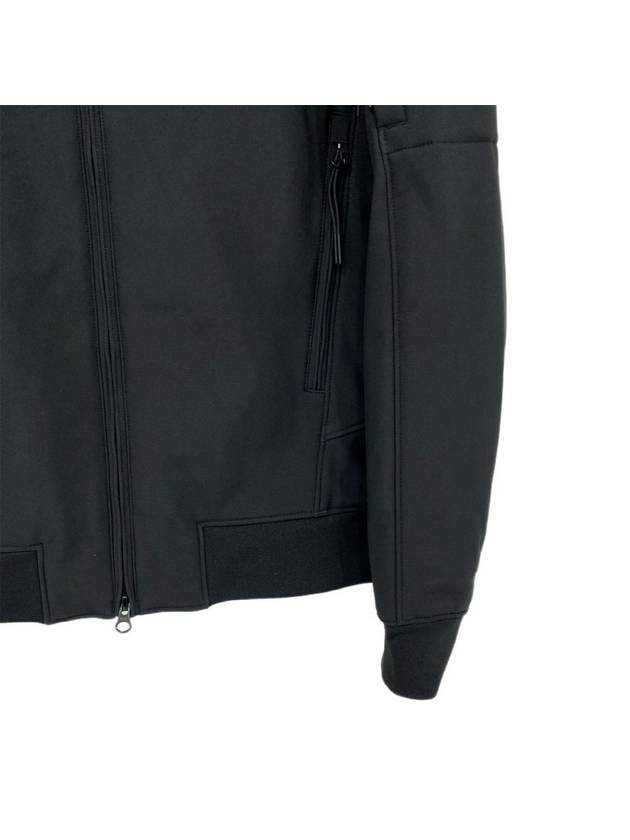 Lens Wappen Patch Zip Up Hoodie Black - CP COMPANY - BALAAN 5