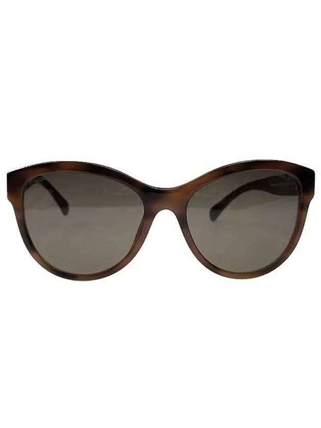 Eyewear Oval Sunglasses Havana Brown - CHANEL - BALAAN 2